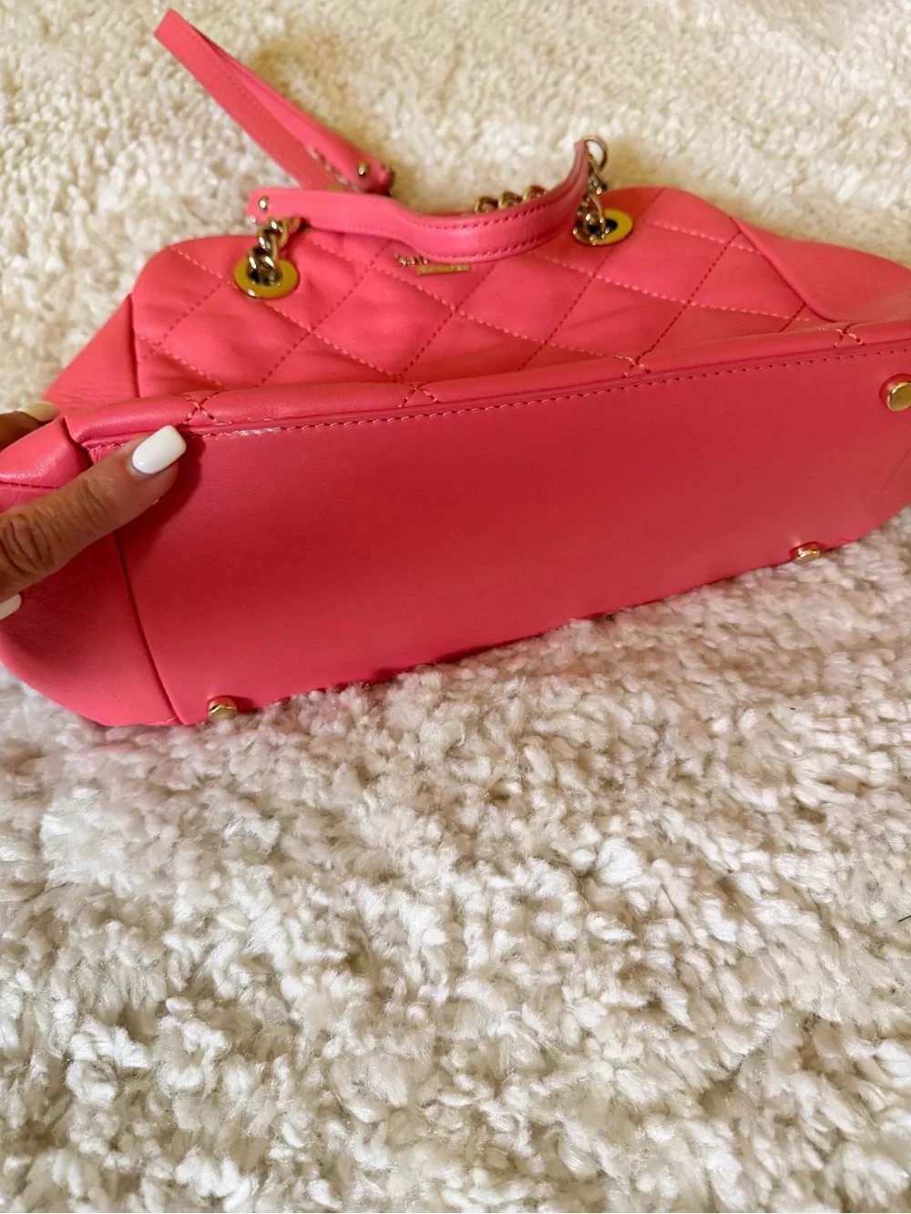 kate spade Quilted Pink Chain-Handle Shoulder Bag